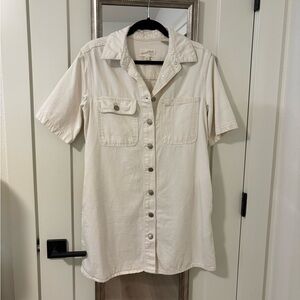 Universal Thread Cream Denim Dress, NEW NEVER WORN🤍